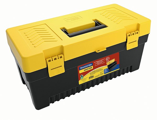 Caixa Plástica para Ferramentas 20" Tramontina MASTER com Bandeja Removível