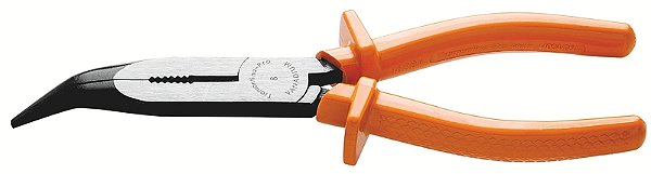 Alicate Meia Cana - Bico Longo Curvo Isolado 1.000 V 8" Tramontina PRO