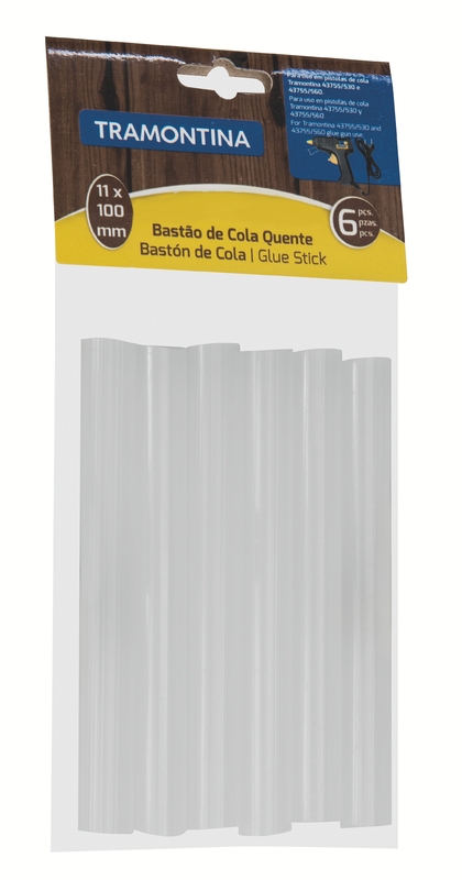 Conjunto de Bastão de Cola Quente Tramontina 11x100 mm