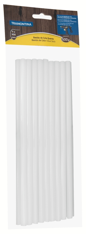 Conjunto de Bastão de Cola Quente Tramontina 11x300 mm 500g