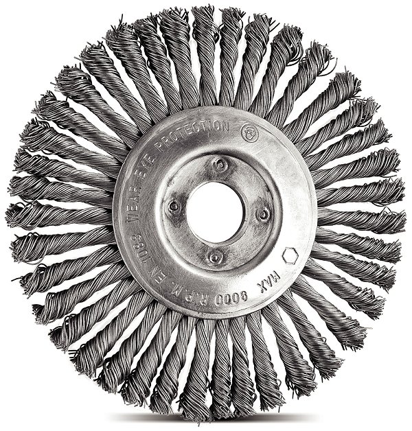 Escova Circular Arame Entrançado 4.1/2''x1/4'' Tramontina PRO