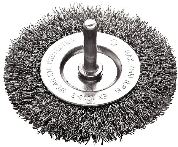 Escova Circular Arame Ondulado com Haste 2x1/4'' Tramontina PRO