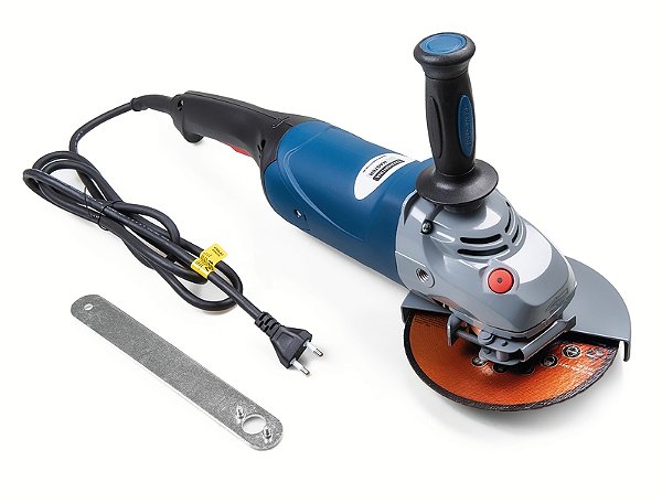 Esmerilhadeira Angular Elétrica 2400 W 7" 220 V Tramontina MASTER para Uso Profissional