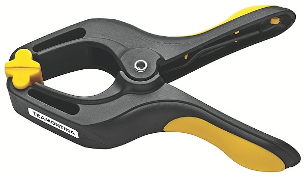 Grampo Plástico 1" Tramontina MASTER com Corpo de Nylon e Mandíbulas em Borracha