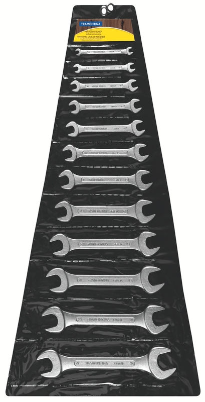 Jogo de Chaves Fixas Tramontina Basic 12 Peças – Tamanhos de 6x7 mm a 27x32 mm