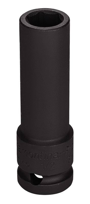 Soquete de Impacto Sextavado Longo em Aço Cromo Molibdênio 17 mm - Encaixe 1/2'' Tramontina PRO