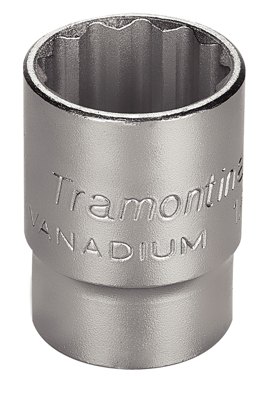 Soquete Estriado em Aço Cromo Vanádio 19 mm - Encaixe 1/2" Tramontina PRO
