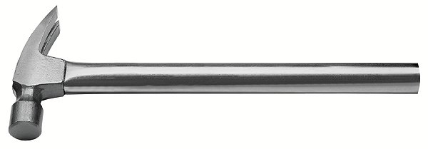 Martelo de Unha 16 oz Tramontina MASTER Perfil Reto com Cabo Tubular