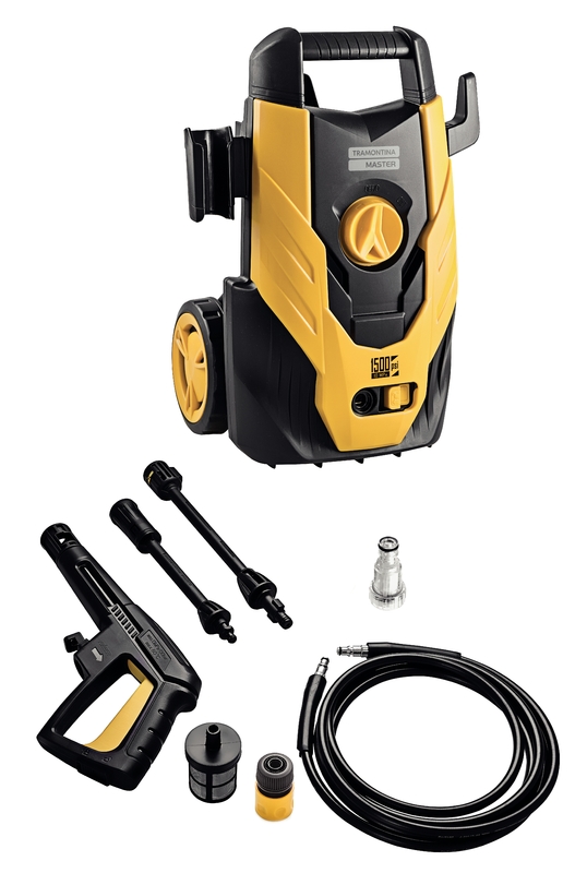 Lavadora de Alta Pressão 1200 W Tramontina MASTER para Uso Eventual com Mangueira Alta Pressão 3 m Jato Regulável 1500 psi 220 V