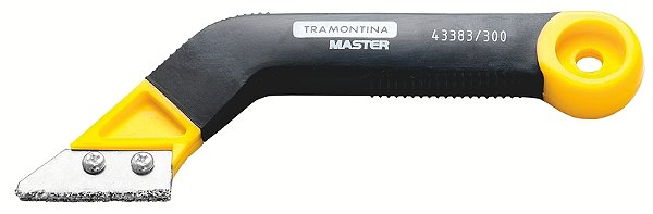 Raspador de Rejunte Tramontina MASTER com 2 Lâminas em Aço e Corpo Injetado com Revestimento Emborrachado