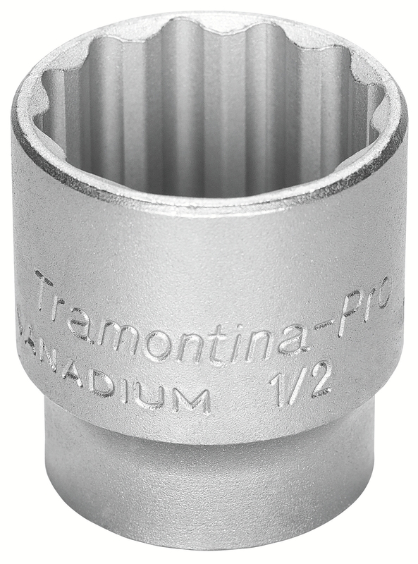 Soquete Estriado em Aço Cromo Vanádio 33 mm - Encaixe 1/2" Tramontina PRO