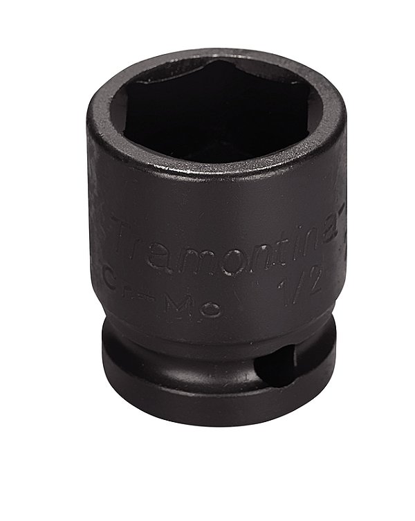 Soquete de Impacto Sextavado em Aço Cromo Molibdênio 24 mm - Encaixe 1/2'' Tramontina PRO