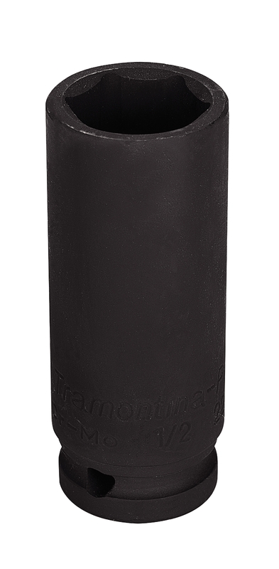 Soquete de Impacto Sextavado Longo em Aço Cromo Molibdênio 22 mm - Encaixe 1/2'' Tramontina PRO