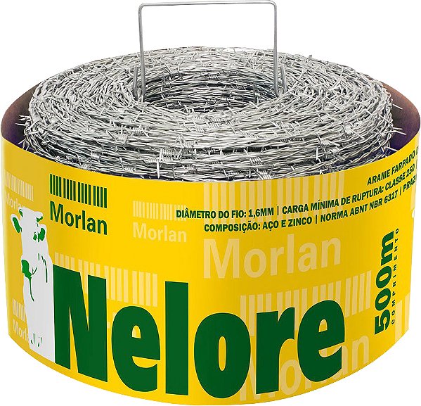 Arame farpado Nelore 500m MORLAN
