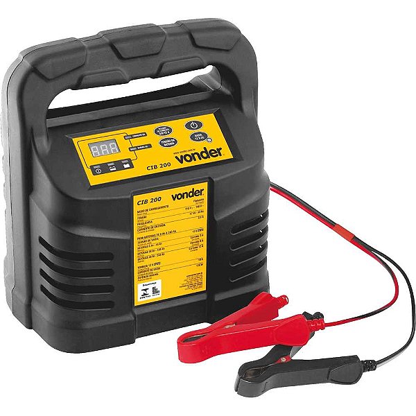Carregador inteligente de bateria 110V - 140V CIB 200 VONDER