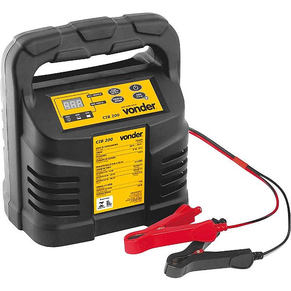 Carregador inteligente de bateria 220V - 240V CIB 200 VONDER