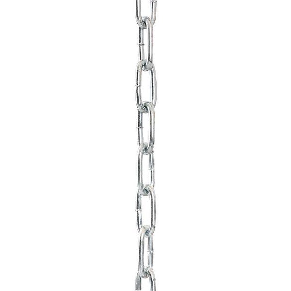 Corrente zincada com elo longo 8,0mm - 5/16" balde com 25kg VONDER