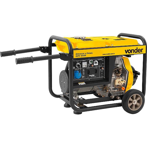 Gerador a diesel 5.500W 110V/ 220V GDV 5500 VONDER