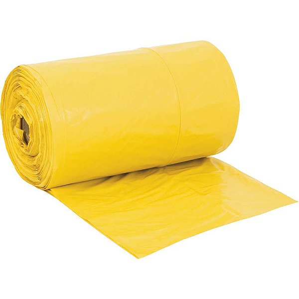 Lona plástica amarela 4m x 50m 24kg LONAX
