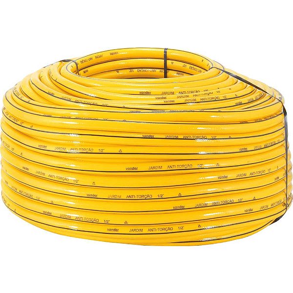 Mangueira para jardim antitorção 1/2" rolo com 100 metros VONDER