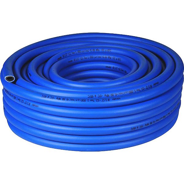 Mangueira para lavar automóveis 1.000 lbf/pol² 1/2" - 12,7mm azul rolo com 50 metros VONDER