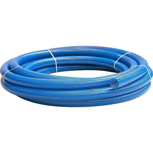 Mangueira PVC de sucção azul 3" rolo com 25 metros VONDER