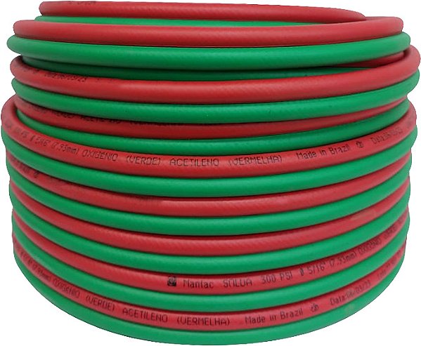 Mangueira PVC para solda dupla 5/16" rolo com 50 metros MANTAC