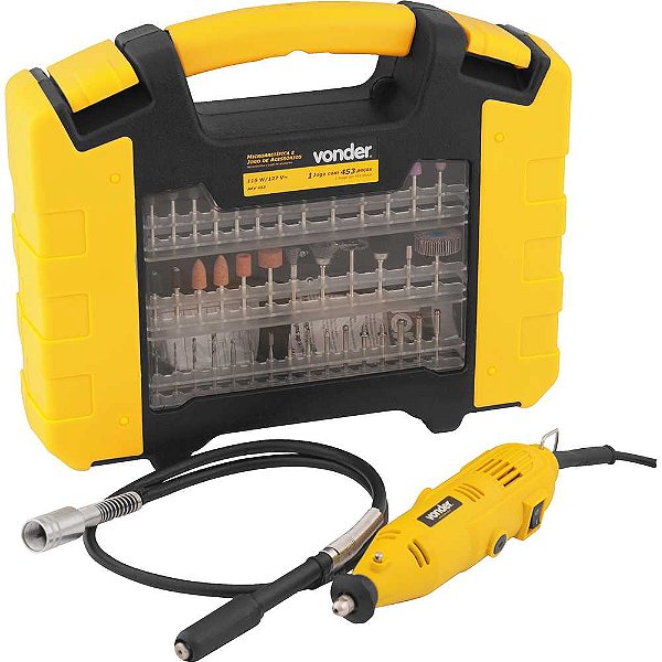 Microrretífica com acessórios 115W 220V ARV 453 VONDER
