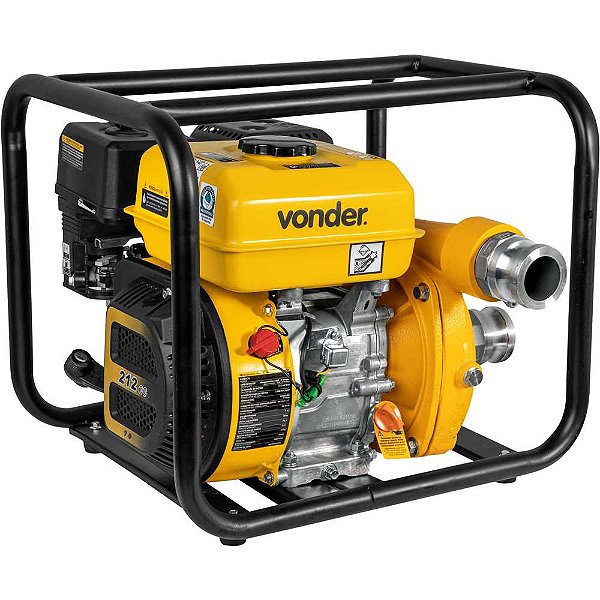 Motobomba a gasolina 2" alta pressão motor 4 tempos VONDER