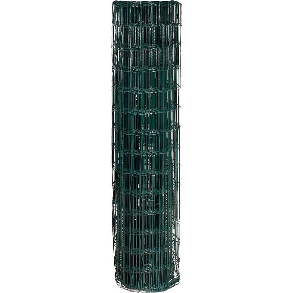 Tela alambrado verde malha 10cm x 5cm fio 2,5mm com 1,2m x 25m (altura x comprimento) VONDER