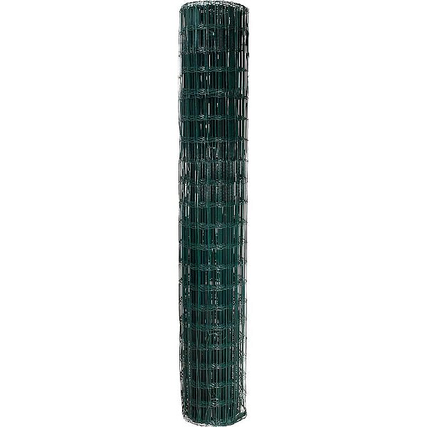 Tela alambrado verde malha 10cm x 5cm fio 2,5mm com 2,0m x 25m (altura x comprimento) VONDER