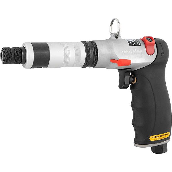Parafusadeira pneumática com encaixe de 1/4" com acionamento por pressão com interruptor PPV 345 VONDER PLUS