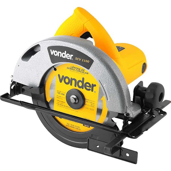 Serra circular 7.1/4"1 1.100W SCV 1100 127V VONDER