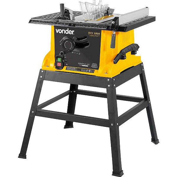 Serra circular com mesa 10" 1.800W 127V SCV 1800 VONDER