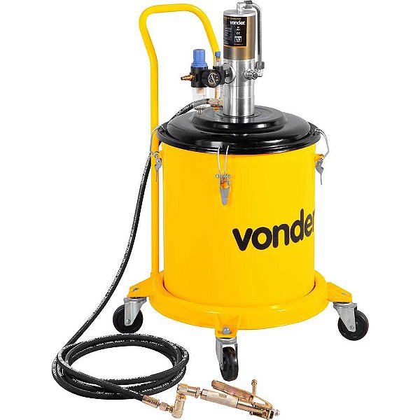 Propulsora pneumática para graxa com reservatório de 30kg VONDER