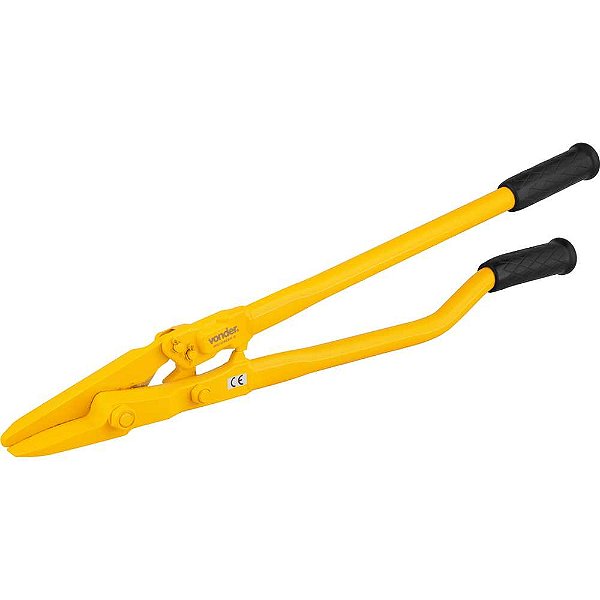 Tesoura para fitas de aço de 3/8" a 2" espessura até 1,2mm VONDER