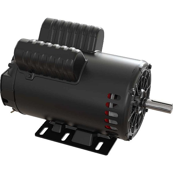 Motor elétrico aberto 3,00 cv 4 polos carcaça monofásico N56H 110V - 127V/220V - 254V NOVA MOTORES