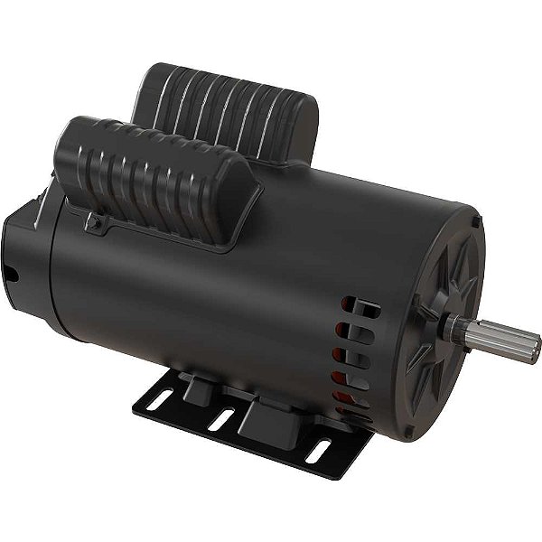 Motor elétrico aberto para betoneira 2 cv 4 polos carcaça N56H monofásico 110V - 127V/220V - 254V NOVA MOTORES