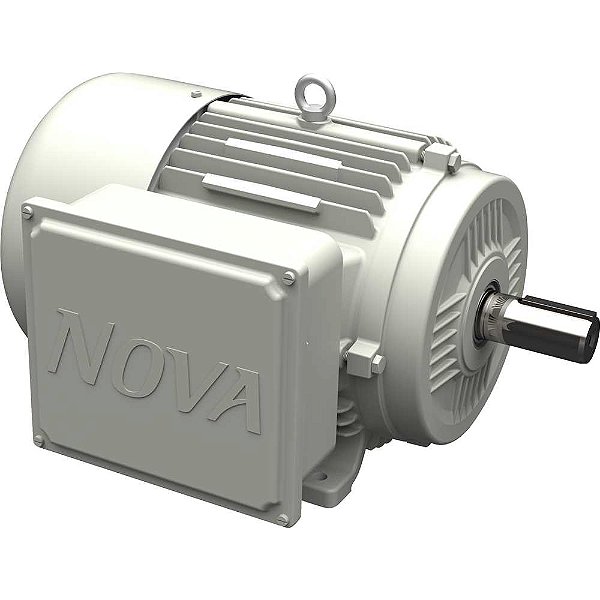 Motor elétrico blindado 7,50 cv 4 polos carcaça 132S monofásico 220V - 254V/440V - 508 V~NOVA MOTORES