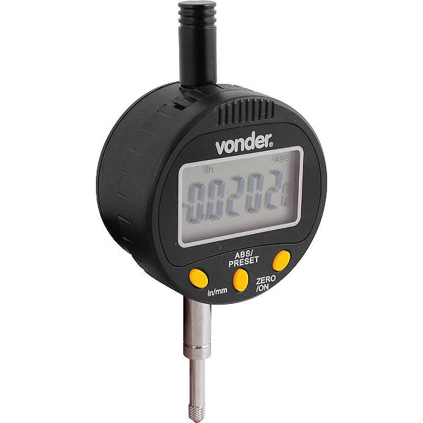 Relógio comparador digital 0,001mm RD 100 VONDER