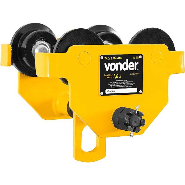 Trole manual 1,0 tonelada (1,0 tf) TM 100 VONDER