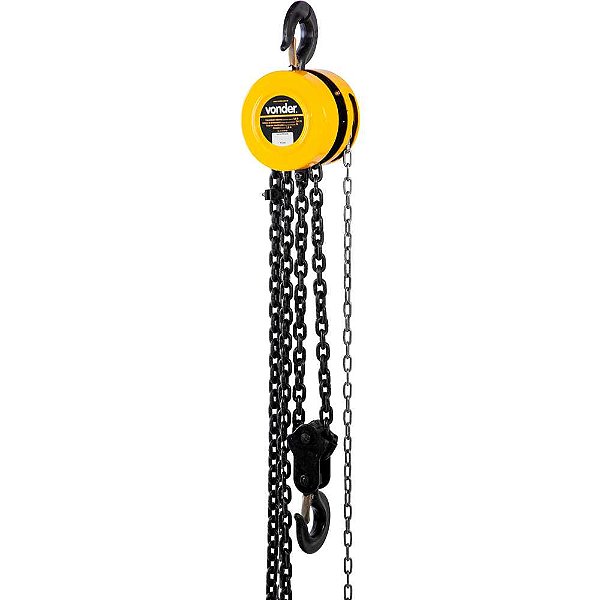 Talha manual 3 toneladas (3 tf) elevação 3m VONDER