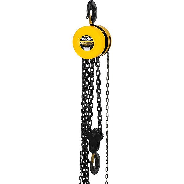 Talha manual 5 toneladas (5 tf) elevação 5m VONDER