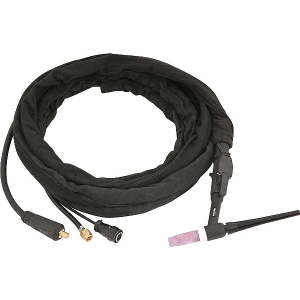 Tocha TIG 200 A TTV 200 com engate rápido de 9mm com gatilho 4 metros VONDER