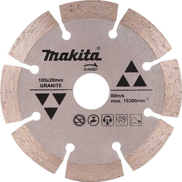 Disco de corte diamantado segmentado 105mm D-44351 MAKITA