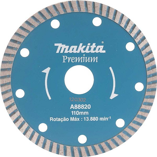 Disco de corte diamantado turbo 110mm A88820 MAKITA