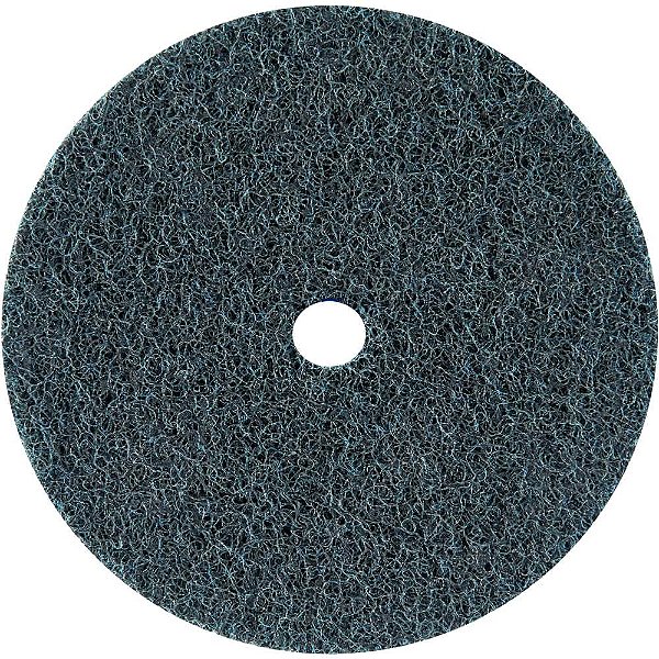 Disco 4.1/2" fino manta sintética flexível azul para limpeza e acabamento em aço inox e alumínio Quick-Step Blendex 07-R 454 WALTER