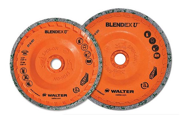 Disco blendex U cup 4c1/2" x M14 para limpeza e acabamento 07U421 WALTER