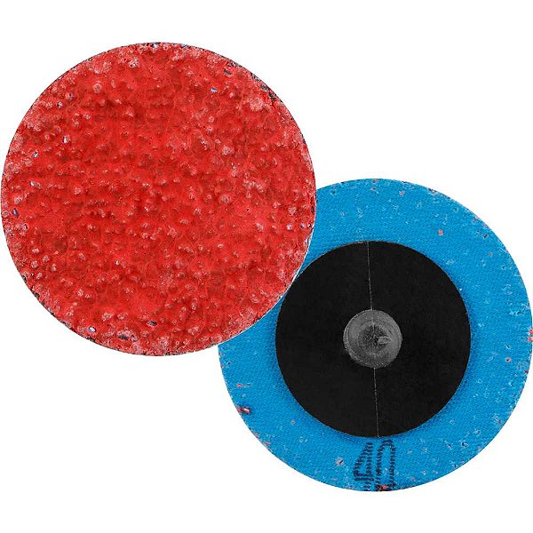 Disco de lixa 2" cerâmico grão 40 para sistema de encaixe rápido VONDER