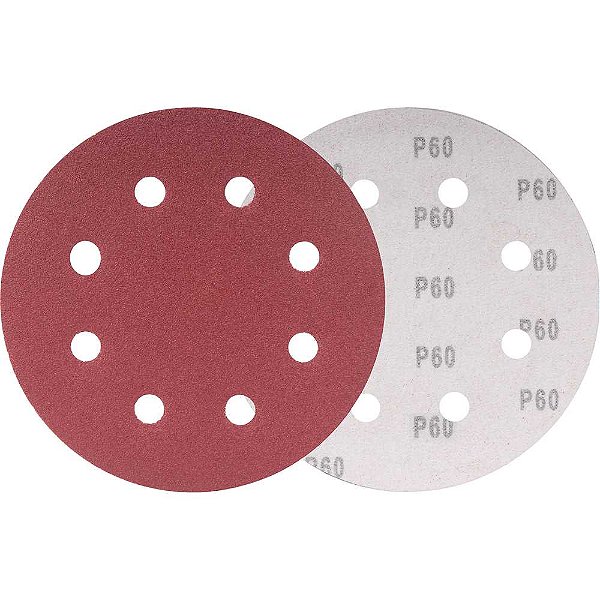 Disco de lixa com costado em pluma 180mm grão 60 para a lixadeira LPV 750 VONDER